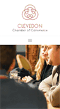 Mobile Screenshot of clevedonchamber.co.uk